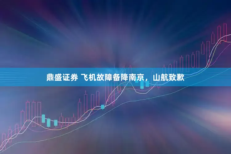 鼎盛证券 飞机故障备降南京，山航致歉